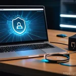 Home 22 펌웨어 업데이트 중 오류 해결법 - **"The Proactive Shield"**: A detailed image depicting a calm, gender-neutral adult, dressed in casu...